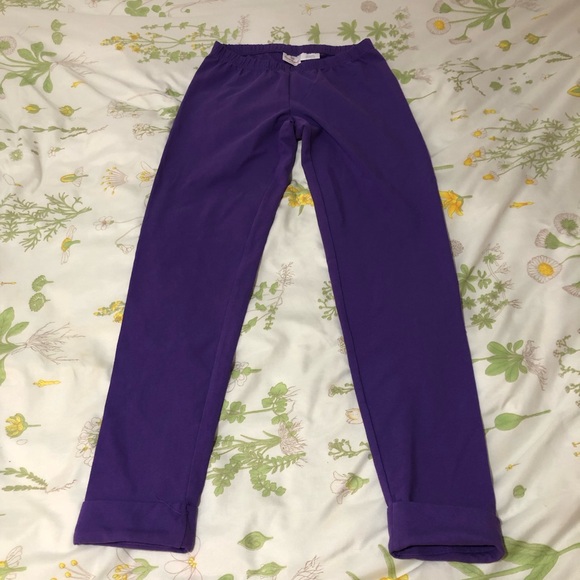 Hanna Andersson Kids' Magenta and Violet Joggers - Picture 8 of 10